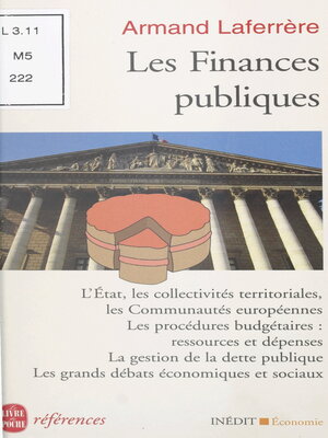 cover image of Les Finances publiques